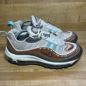 Nike Air Max 98 COPPER TEAL PHANTOM WHITE BLACK GREY BV6536-002 Size Womens 7